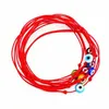 20pcs/lot mixed Lucky Hamsa String Evil Eye Lucky Red Cord Adjustable Bracelet DIY Jewelry