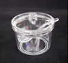 Sugar Bowl Acrylic box spice jar seasoning salt shaker pot cans 400ml