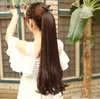 Long Hair Wigs Curly Synthetic Ponytail-Clip In Ponytail Claw Drawstring Ponytail Heat Resistant Clip Hair-Tail