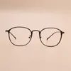 Kesmall 2017 vintage óculos ópticos quadro homens mulher liga oval quadro fino óculos moda lente clara miopia oculos por 202