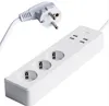 Smart Power Strip 4 USB-portar Extension Socket Intelligent Timer med telefon APP WIFI Fjärrkontroll Strömkontakt med EU-adapter