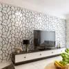 Black White Geometric Pattern Non-woven Wallpaper Modern Art Design Living Room TV Background Wallpaper For Bedroom Walls 3D