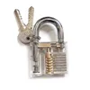 Aço Inoxidável de alta Qualidade 24 pcs GOSO Lock Pick Lockpick Ferramentas de serralheiro Abridor de Bloqueio Rápido com Bolsa De Couro + Prática de Cadeado Transparente