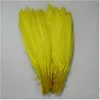 200pcs / lot 20-30 cm / 8-12 pollici Oro e piume di struzzo nero plumes centrotavola di nozze decorazione di nozze arredamento di piume