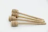 Mini Wooden Honey Stick Honey Dipper Party Supply Wood spoon for Honey Jar Long Handle Mixing Stick XB1