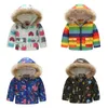 kids fur hood coat