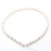 Fashion Charm Jewelry Natural Fresh Water 8-10mm Oval Pearl 42st Loose Pearl String