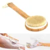 Long Handle Wooden Bath Shower Body Back Brush Spa Scrubber Exfoliating For Dry Brushing and Shower Bathroom Tools 10Jul 5