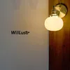 白いプリーツセラミックの壁Sconce Lampの磁器の壁の照らみの真鍮の据え付け品中国陰ダイニングルーム寝室のレストランホテルのベッドサイドライト