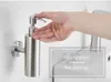 Distributeurs de savon liquide Nickel brossé Accessoires de salle de bain Distributeur de savon en acier inoxydable Pompe Douche Savon Bottle224u