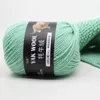 100g / boll Fine Worsted Blended Crochet Garn Stickning Sweater Scarf Yak Wool Garn för stickning Free Ship