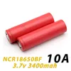 100% Otantik Sanyo 18650BF 3400 MAH 10A 18650 Pil Deşarj Şarj Edilebilir Lityum Piller Için 3400 mah Samsung 25R 30Q SONY VTC6