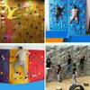 Plastic Climbing Wall Rock Holds Outdoor Toy Set Kits Rock Climbing Stone Training Playing Outside Adult Outdoor Toy