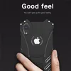 Coque de téléphone R-JUST pour Iphone, compatible modèles 15, 14, 11, 12, 13 Pro MAX, XS, XR, métal et aluminium, résistante aux chocs, aux chutes, armure anti-coups