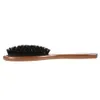 Natural Boar Brestle Hairbrush Massage Comb Antistatic Hair Scalp Paddelborste Beech Trähandtag Hårborste Styling Tool 5227805