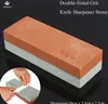 Dubbelsidig kökskniv skärpare Stone Pocket Diamond Whetstone Sharpening Stones Kök Tillbehör2741