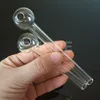 Oil Burner Pipe Glass Pipe Nail Great Pyrex Thick Clear Oil Burner Clear Glass Tube Pipes Water Pipes 4.0/4.7 inch