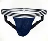 Mens Sexy Jockstrap Airy Ilhó Fashional Esporte Calcinhas G2435 Bolsa Frontal Jocks Correias de Volta