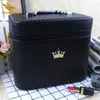 Femmes Noble Crown Big Capacial Makeup Case de maquillage professionnel Organisateur de haute qualité Sac de rangement de pinceau portable Boîte de rangement 4996073