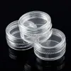 40pcs/lot 2g Empty Bottles Cosmetic Containers Jar Pot Box Small Plastic Jars With Lids Sample Mini Cream Cosmetic Packaging