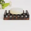 ヴィンテージの木製の石鹸の皿の皿トレイホルダーの木製の石鹸料理ホルダーバスルームのシャワー手洗い用品LX3468