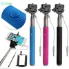 Monopod Uzatılabilir Zamanlayıcı El ile Kablo Z07-5 artı ile Groove Kablo Iphone 6 Samsung s5 için Pole Monopod selfie'si Al çubuğu