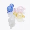 Design Banger Carb Cap 22mm Bouchons à bulles colorés pour narguilés Flat Top Quartz Nails Dabber Verre Bongs Dab Oil Rigs