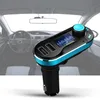 BT66 Bluetooth FM Transmitter Hands Free FM Radio Adapter Receiver Car Kit Dual USB Car Charger Support SD Card USB Flash For Iphone