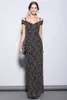 new arrival womens party prom sexy spaghetti straps off the shoulder sweatheart embroidery lace floor length runway dresses