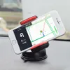 Universal bilmonterad telefonhållare 360 ​​° Rotation Bil Vindruta Dash Board Clip Mounts Justerbara fästen för GPS iPhone XS Max