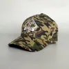 Baseball Sport Cap Bent Visor 5 Panels Camo Camouflage Color Unisex Sommarmodell Justerbar Populär Snappback Stäng Custom Hat