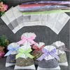 100 pçs / lote Algodão Organza Incense Bag Lavender Sachet Pacote Bags Jóias Cosméticos De Armazenamento Pacote De Pacote