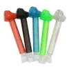 Draagbare water waterpijpschroef op fles toppuff Acryl Water Bongs Top puff rokende pijpen tabakspijp reizen