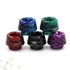 Svampform 810 Epoxy Harts Drip Tips Snake Skin Drip Tips för TFV8 TFV12 Prince TFV8 Big Baby Reting Accessories