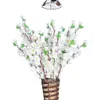 60 pièces/lot fleur de cerisier pêche artificielle 65cm soie fausses fleurs maison mariage et fête décoration flores artificiales