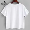 20187 AZULINA Sommer Frauen T shirt Gedruckt O Hals Kurzen Ärmeln Baumwolle T-Shirt Casual Shirt T Damen Tops Neue Mädchen T-Shirts kleidung