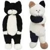 Japon Anime chat en peluche jouets de dessin animé géant doux en peluche chats poupée beaux cadeaux pour enfants amis déco 50 cm 70 cm DY50412