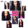 Ishow Brazilian Loose Wave 3 Human Hair Bundles With Closure Peruvian Virgin Hair Extensions Wefts for Women Girls All Age Jet Black