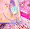 Holographic Tassel Cosmetic Bags Clear Small Makeup Bag Case for Women Transparent Purse Waterproof Jewelry Beauty Storage Bag9867942