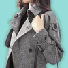 Femmes Automne Long Trench-Coat Femme Veste Coupe-Vent