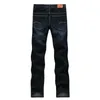 Homens jeans homens marca 100% algodão designer jeans slim bigtall apto perna reta plus size highquality tamanho32x34 34x34 36x34 38x36