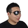 3 estilo pirata olho remendo halloween masquerade pirata acessórios ciclope olho remendo preguiçoso ambliopia crânio eyepatch c2687111594