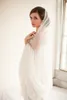 High Quality Bridal Veils With Cut Edge Chapel Length One Layer Tulle Dots Hotselling Wedding Veils #V204