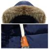 Nowa Ciepła Marka Mężczyźni Zagęścić Puffer Kurtka Faux Furoce Z Kapturem Męskie Kurtki Casual Winter Puffer Płaszcz Parkas Duży Duży Rozmiar 3XL