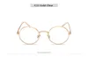 2018 빈티지 펑크 선글라스 여성 레트로 라운드 안경 빨간색 Lense 금속 프레임 안경 코팅 아이웨어 Gafas de sol Mujer1