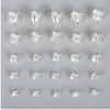 50-300pcs (6mm / 8mm / 10mm / 12mm / 14mm) Silver Jingle Bells Iron Pendants Hängande julgransprydnader Juldekorationer