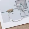 Simple Petit Amour Coeur Bracelet Or Argent Métal Coeur Bracelets Pour Les Femmes De Mode Bijoux Pour Filles Cadeaux Usine En Gros