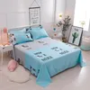 pink gray 100% cotton Flat Sheet Bedsheets Twin Full Queen size flat sheet bed cover Home Textiles 160*230cm 230*250cm