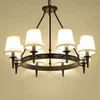 Pendant Lamps American Country lights wrought iron restaurant lighting Simple Dining Bedroom Study Room