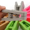 Clipe de gravata Reutilizável Universal Molhado E Seco Ganchos de Roupa ABS Plastic Clothespin Nenhum Traço Fácil de Usar LX3754